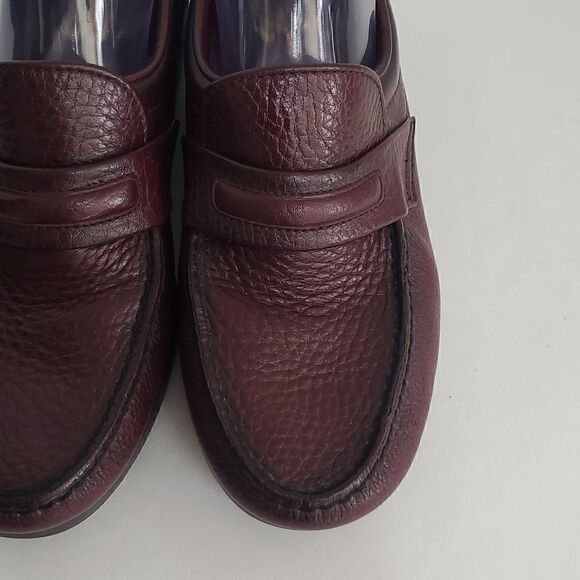 SAS Men's Alamo Leather Slip-On Loafers Burgundy Size 8 1/2M - Picture 5 of 15